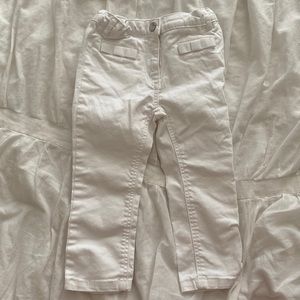 Jacadi white jeans 24 months
